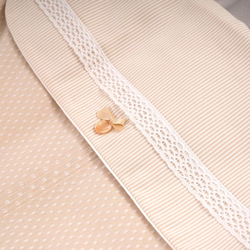 Colcha con saco capazo 3 usos Venecia Camel Bimbi Class - Nanetes #